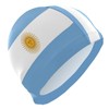 Dallonan Swimming Cap Argentina Flag Unisex Adult Swim Cap Polyester