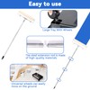 12 Pcs 18 Inch Paint Roller Kit,12-18" Adjustable Roller Frame,Large