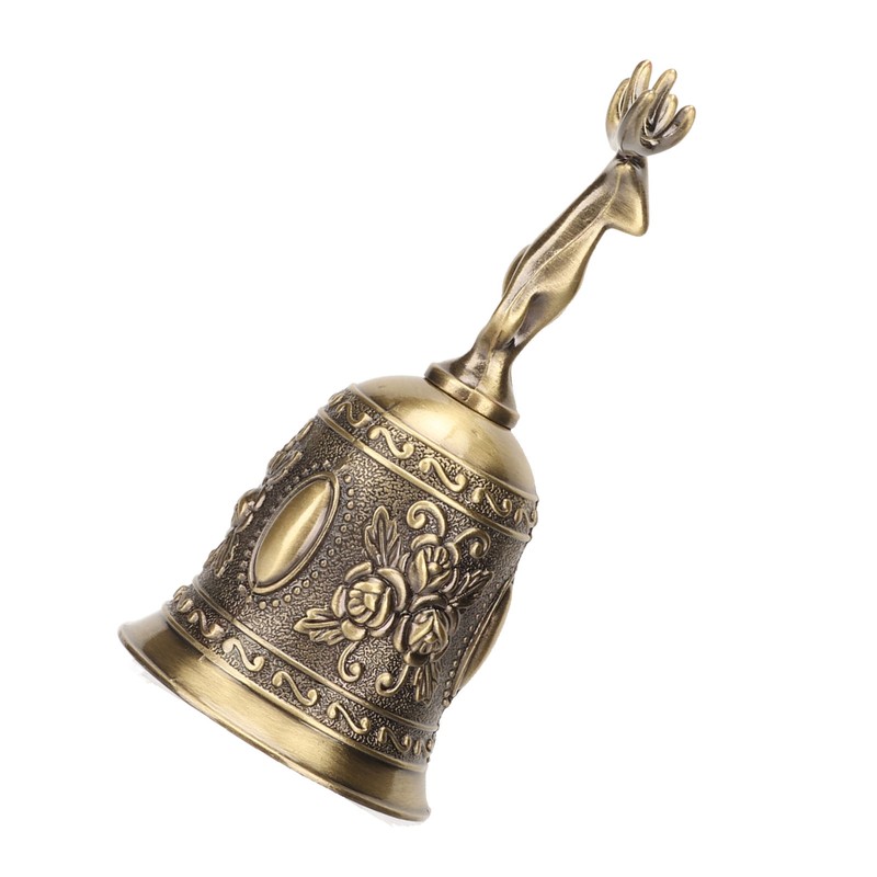 Deer Shape Hand Bell Vintage Plating Process Rustproof Polished Finish