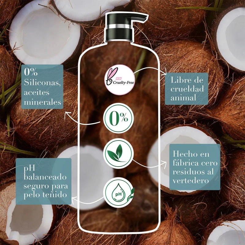 Shampoo Herbal Essences Classics Hidrata Agua de Coco Jazmn 600