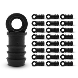 DOJA Barcelona Drip Hose End Caps 20 mm End Plugs Pack of 25 Garden Hose End Cap 12 for Irrigation Systems Drip Irrigation Hose Connector Garden, Camping, Agriculture