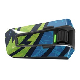 MC MOTOPARTS Protective Cover Decal Wrap Sticker 2 pcs Green Arrow Compatible with CARDO Packtalk Edge