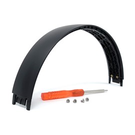 Replacement Top Headband Arch band for Beats Solo 3 Wireless and Solo 2 Headphones Solo3 (Defiant Black-Red)