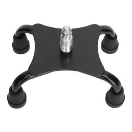 Walking Cane Quad Foot Stainless Steel High Stability Four Point Walking Sticks Support Base for 22mm Cane