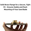 ComeFloor Solid Brass Flush Mount Adapter Flange for Quad Diamond