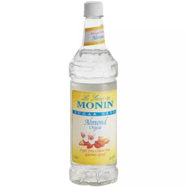 FixtureDisplays Monin Sugar Free Almond (Orgeat) Flavoring Syrup 1 Liter 544SYPFS001F