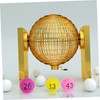 OHPHCALL Numbered Raffle Balls Set 60Pcs Plastic Game Balls for