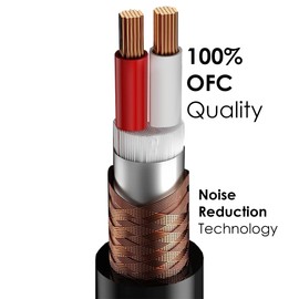 EMB 6-Pack Pro 16AWG 8mm 25 Feet 100% OFC XLR Balanced Shielded Mic Audio Cable