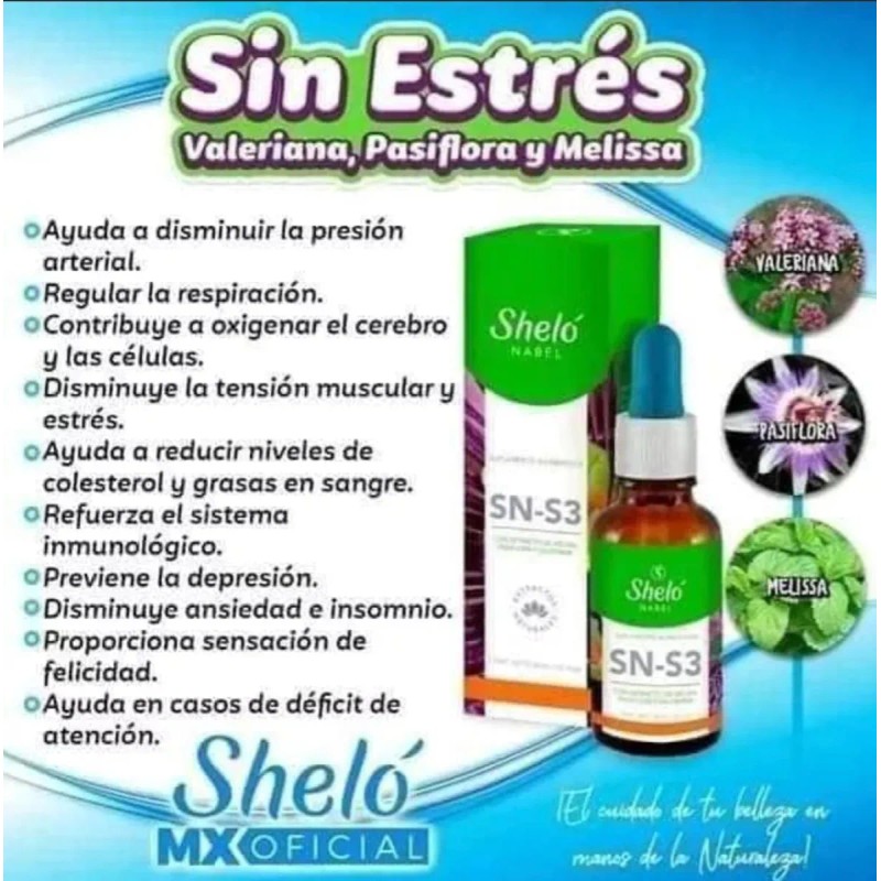 Sn-s3 Sin Estrés / Ansiedad Sheló Nabel Limón