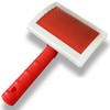 Sheepskin Rug Brush (Red, Large)