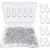 300 Pieces High Temperature Nichrome Wire Jump Rings R Shaped