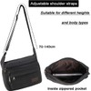 15" Canvas Messenger Bag Multi Pockets Crossbody Bag for Outdoor