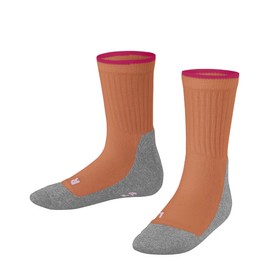 FALKE Unisex Children's Active Everyday Socks Reinforced Functional Socks Against Sweat Durable Quick-Drying Breathable Functional Material 1 Pair, Red (Rugby Tan 8942)