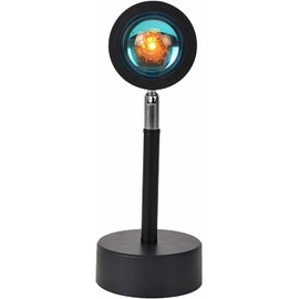 LEDON Projection Lamp Romantic Sunset LED Floor Rainbow Night Light Home Living Decor Romantic Visual Effect for Home Decor & Photography (Sunset Red)