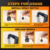 Lionbow Spray Bottles Set for Paint Sprayer Gun -6 Bottles,6