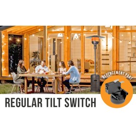 Fire Sense 61968 Regular Tilt Switch Patio Heater Replacement Part Accessories for Tip Over Protection, Impact Protection & Flame Out Protection with Automatic Shut Off Feature