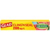 Glad Cling N Seal Plastic Food Wrap, 200 Square Foot
