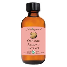 Flavorganics Organic Almond Extract, 2 ounce (2 pack)