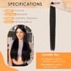 Elailite Nano Ring Extension Real Human Hair Cold Fusion With