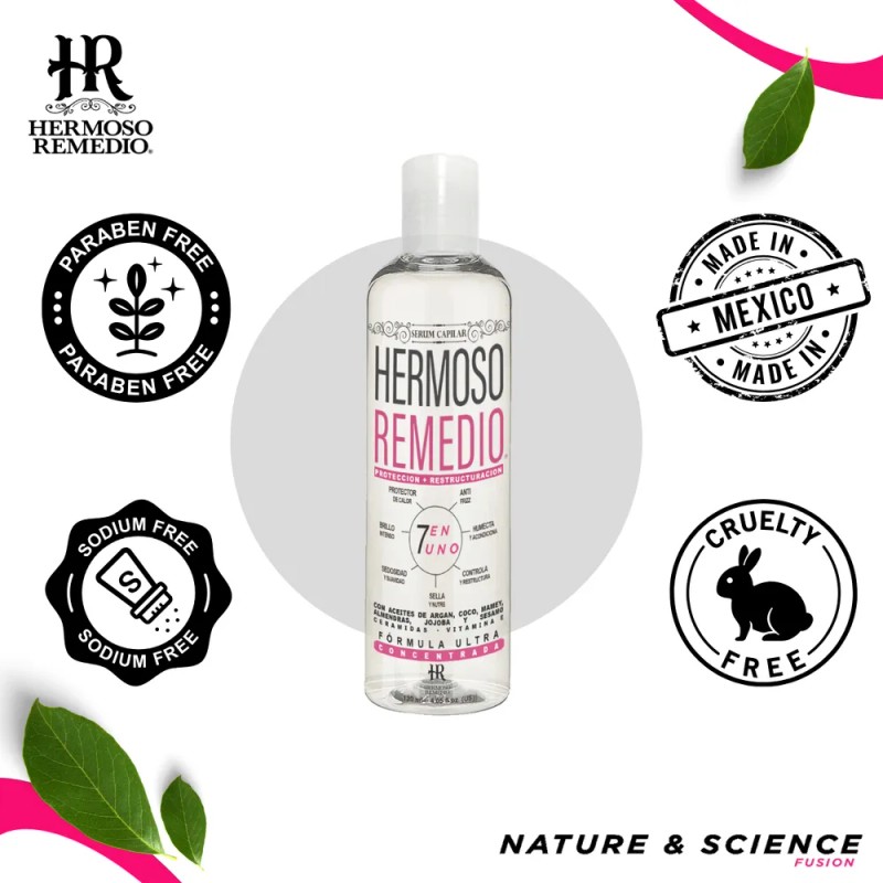 Protector De Calor Cabello Serum Restructuración Capilar