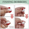 Fishing Hooks Bobbers Tackle Kit, 250pcs Basic Fishing Tackle Box