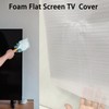 2 Pack Foam Flat Screen TV Cover Fits Up to