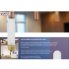 Satco 25W T10 Tubular Bulb - Medium Base - Frosted