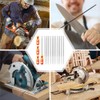 Pack of 12 Round Files for Chainsaws, with 4 Handles,