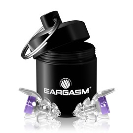 Eargasm Smaller Ears Hyperviolet Purple Earplugs - Noise Reducing Ear-Plugs for Hearing Protection at Concerts, Music Festivals, Loud Environments, Live Events, Sporting Events
