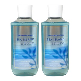 Bath and Body Work Sea Island Shore 2 Pack Body Wash Bundle - Full Size