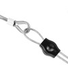 Antrader M6 Simplex Single Bolt Wire Rope Clips,10Pcs 304 Stainless