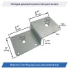 Automotive Authority Galvanized Deck Joist Tie Plate, Z Bracket for