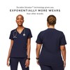 FIGS Casma Three-Pocket Scrub Top for Women – Navy Blue,