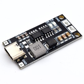 Adeept Type-C USB-C 2S 2A 18650 21700 3.7V Lithium Battery Charge Module Charging Board Step-Up Boost Li-Po Polymer USB C to 8.4V