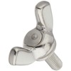 TRUSCO B35-0308 Pressed Butterfly Bolts, Stainless Steel, M3 x 8,