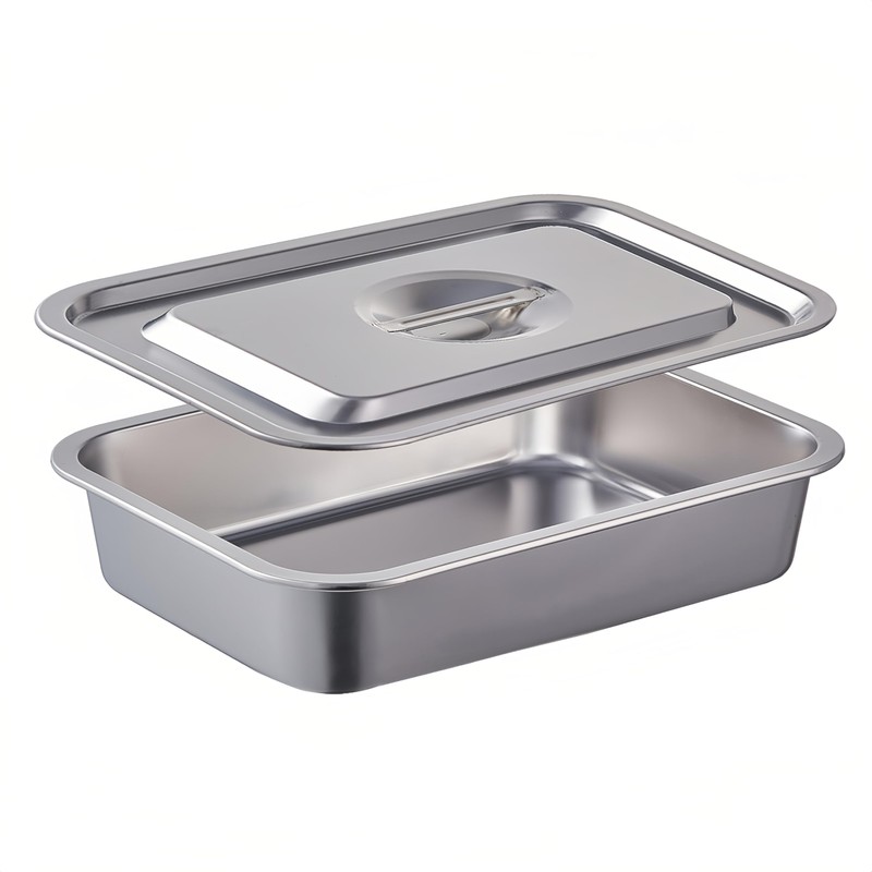 4 Inch Extra Deep Lasagna Baking Pan with Lid, 11x14