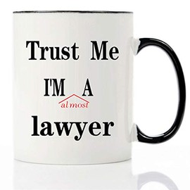 Trust Me I'm A Lawyer, 11 OZ Coffee Mugs,Law-student idea gifts for Law school,Law Humor Gift For Lawyer