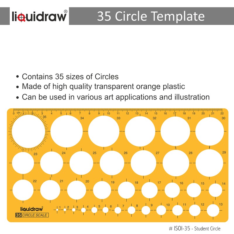 Liquidraw Circle Template Stencil Ellipse Oval Triangle Square Hexagon Geometry