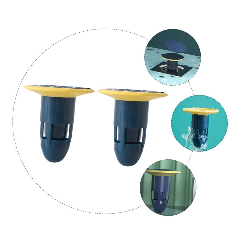 SHINEOFI 2sets Hair Stopper Sink Filter Durable Strainer for Bathroom