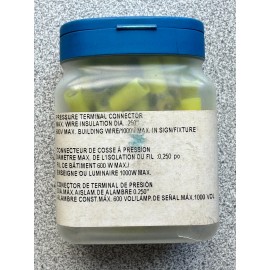 Thomas & Betts New Box of 50 Thomas Betts Sta-Kon 12-10 AWG #8 Ring Terminal Connector RC10-8X