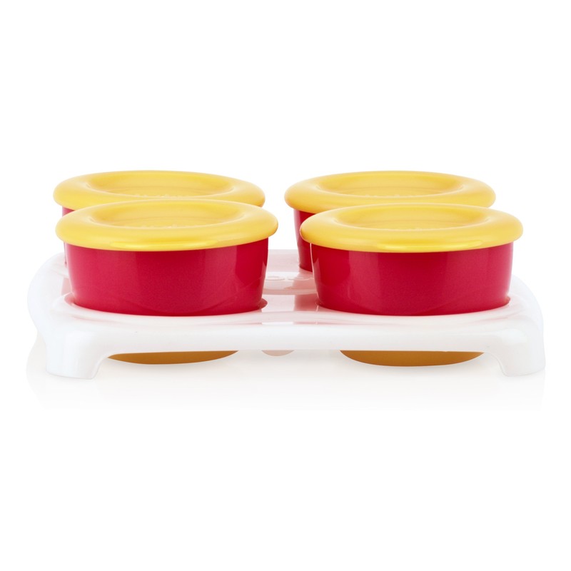 Nuby Garden Fresh Freezer Pots 4 Pack