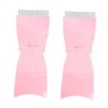 TOVINANNA 2pcs Portable Folding Steel Needle Eyebrow Comb Compact Grooming