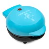Nostalgia MyMini Personal Electric Snowman Waffle Maker, 5-Inch Cooking Surface,