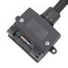 Trailer Adapter 7 Pin Round Male Plug to 7 Pin