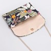 QTKJ Clutch Purses for Women, Envelope Package, Sequin Embroidered Flowers