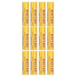 Burt's Bees Wintertime "Believe in Magic" Original Beeswax w/Vitamin E & Peppermint Lip Balm .15oz – 12 unidades