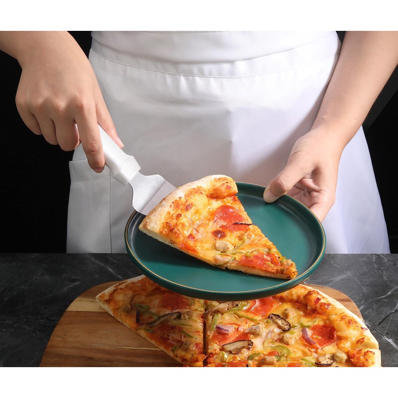 New Star Foodservice 36138 Plastic Handle Pie Server, 10-Inch, White