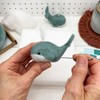 Bergin & Bath Needle Felting Kit, Whales. Make a Pair