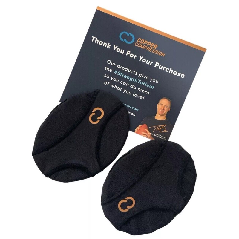 Copper Compression Metatarsal Pads Max Copper Extra Padding for Comfort,