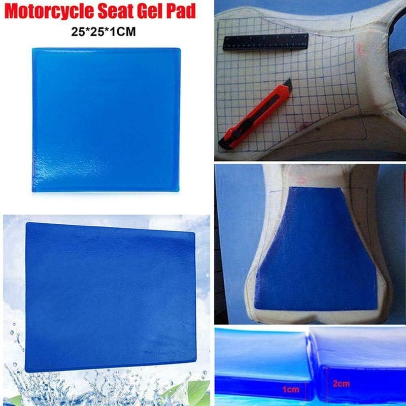 Motorcycle Seat Gel Pad Driver/Passenger Car Seat Cushion Shock Absorption